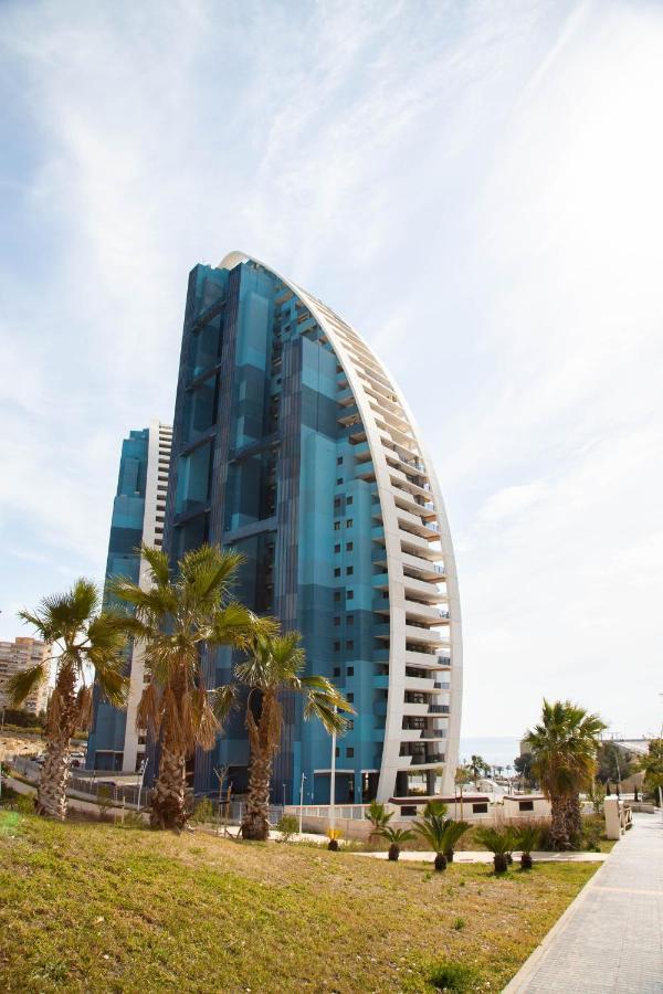 Sunset Waves Benidorm Julieta Vistas Al Mar Premium 200 Mt2 Con Jacuzzi En Terraza Apartment ภายนอก รูปภาพ