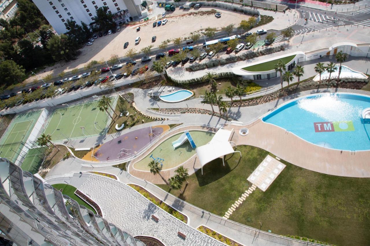 Sunset Waves Benidorm Julieta Vistas Al Mar Premium 200 Mt2 Con Jacuzzi En Terraza Apartment ภายนอก รูปภาพ